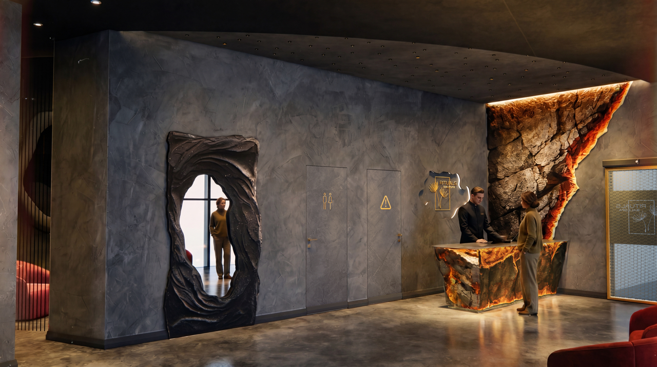 design lobby receptie SPA