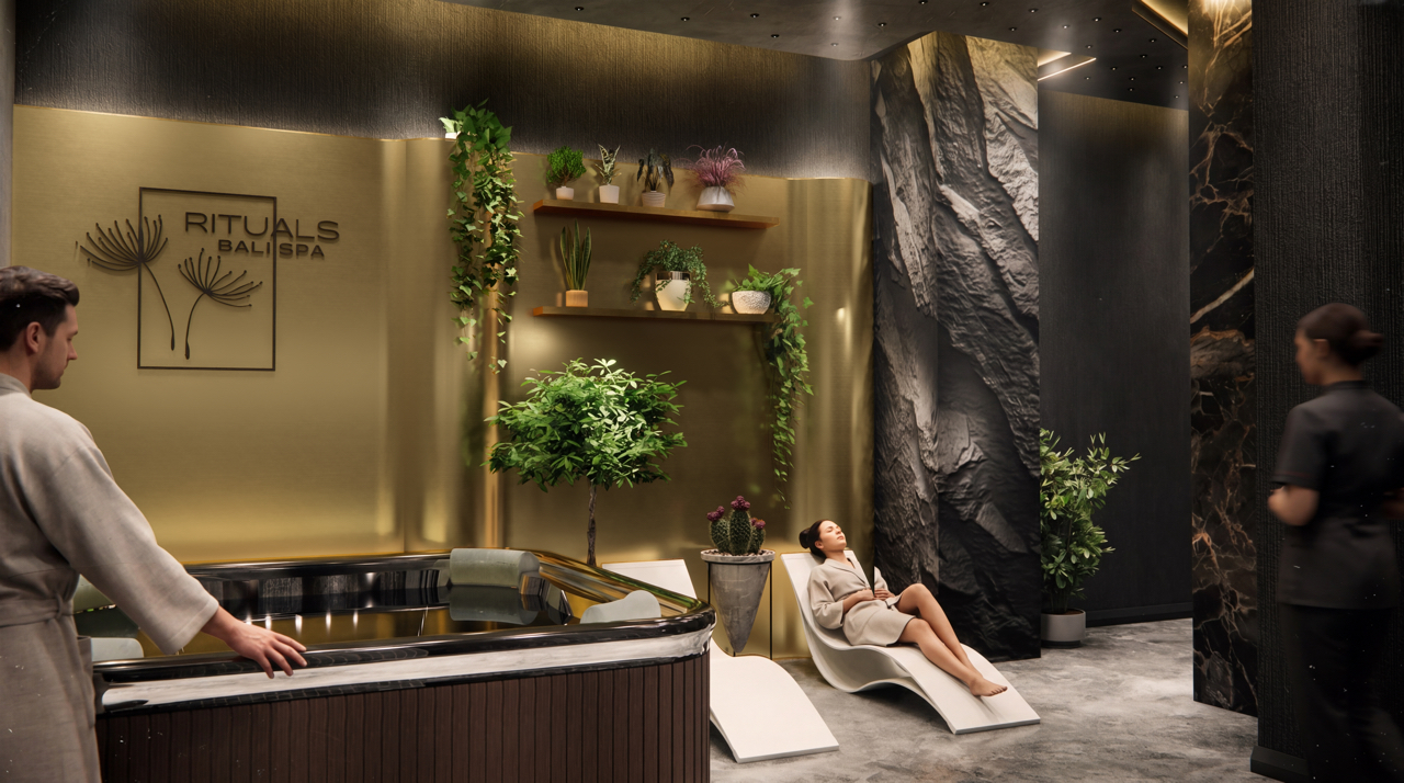 Design interior zona Jacuzzi SPA